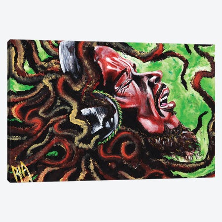 Robert Nesta Marley Canvas Print #RIA61} by Artist Ria Canvas Artwork