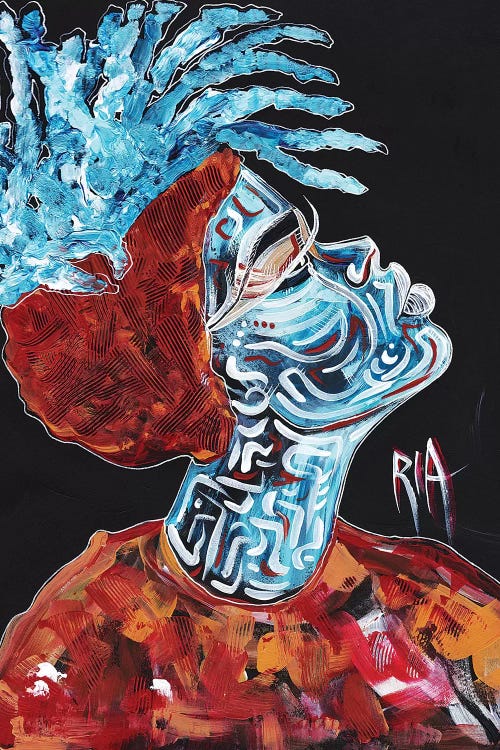 Sessions With My Mind by Artist Ria  wall art