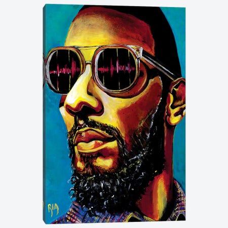 Sit Back And Watch My Beats Drop Canvas Print #RIA67} by Artist Ria Canvas Print
