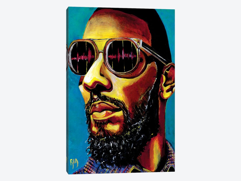 Sit Back And Watch My Beats Drop by Artist Ria 1-piece Canvas Wall Art