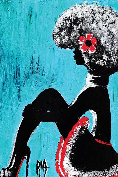 Sitting Pretty by Artist Ria wall art