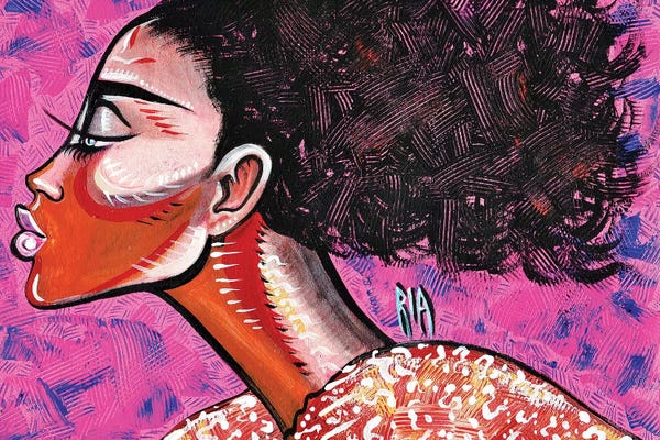 Purple: Unpredictable by Artist Ria