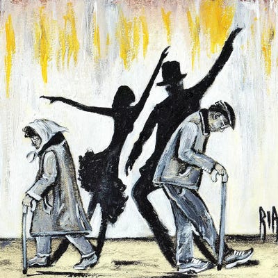 We Will Dance Again.... by Artist Ria art print