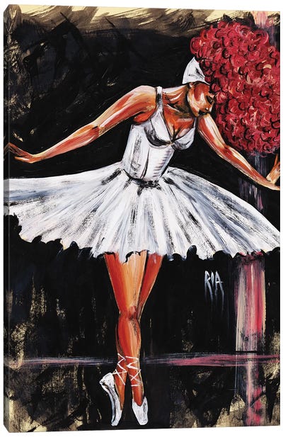 Bonjour Belle Danseuse Canvas Art Print - Artist Ria