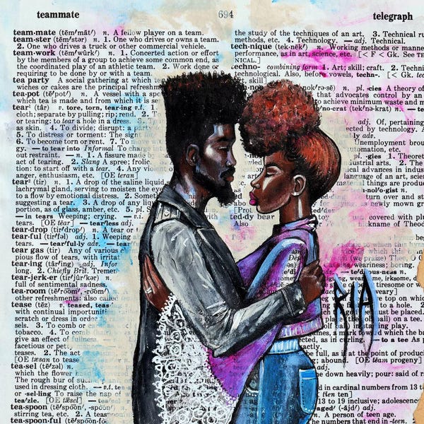 Romantic Bedroom (Love): “Never Forget We’re On The Same Team!” by Artist Ria