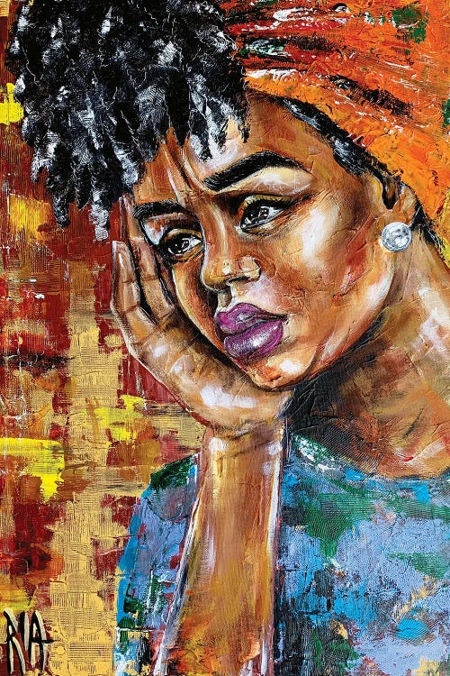 Her Shattered Thoughts by Artist Ria wall art