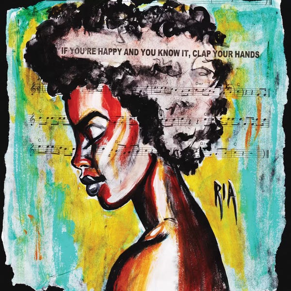 Music Notes: Clap Your Hands by Artist Ria