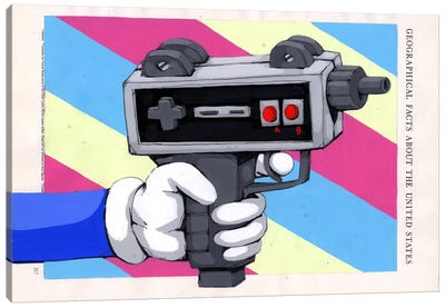 Done Playing Games Canvas Art Print - The 80's