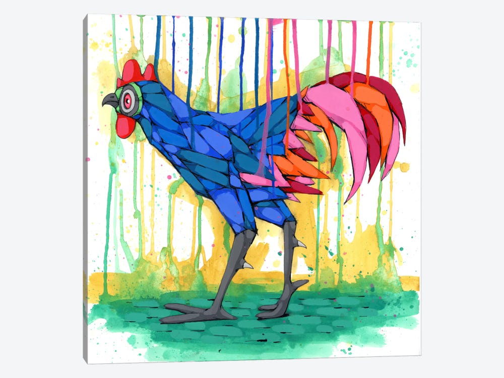 Cool Rooster 1-piece Canvas Wall Art
