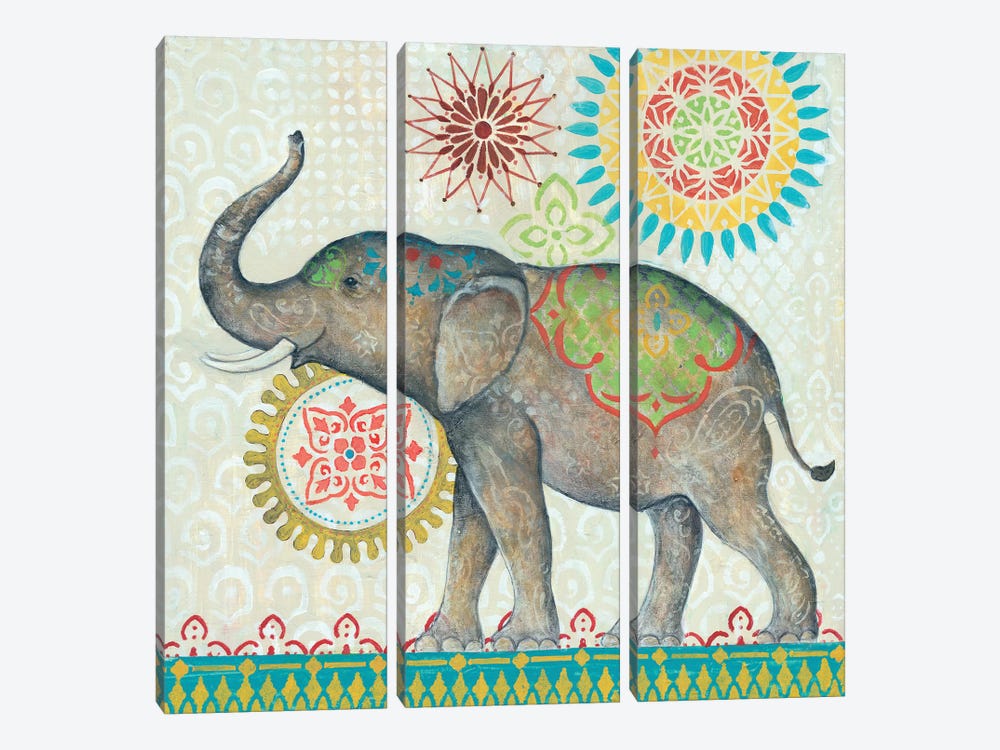 Elephant by Rig Studios 3-piece Canvas Print
