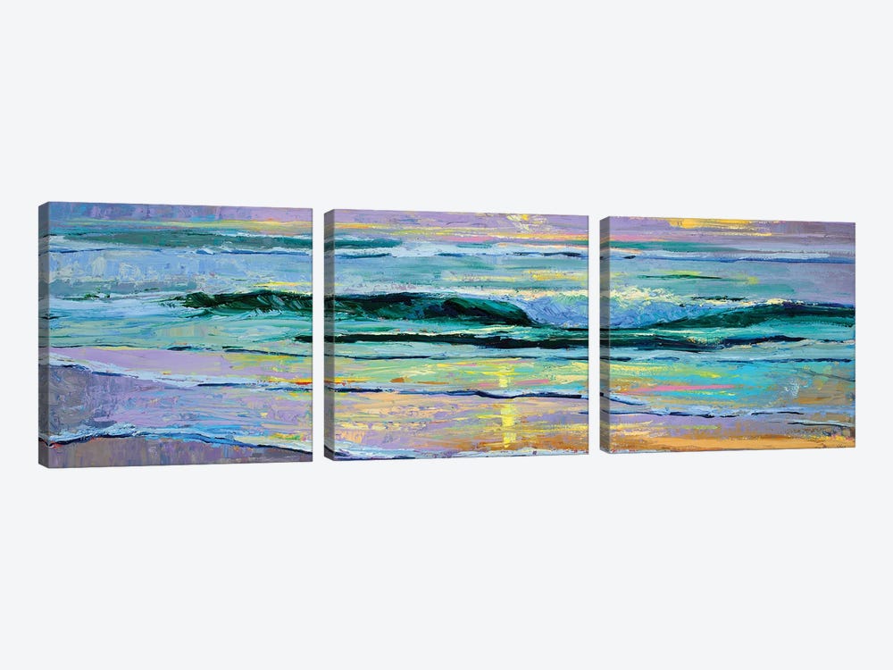 Pacific Sunset by Marie Massey 3-piece Art Print