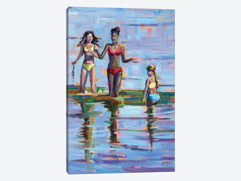 Girls Just Want To Have Fun by Marie Massey 1-piece Canvas Wall Art