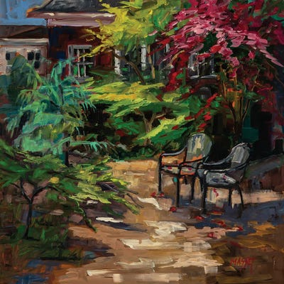 Cottage Garden by Marie Massey canvas print