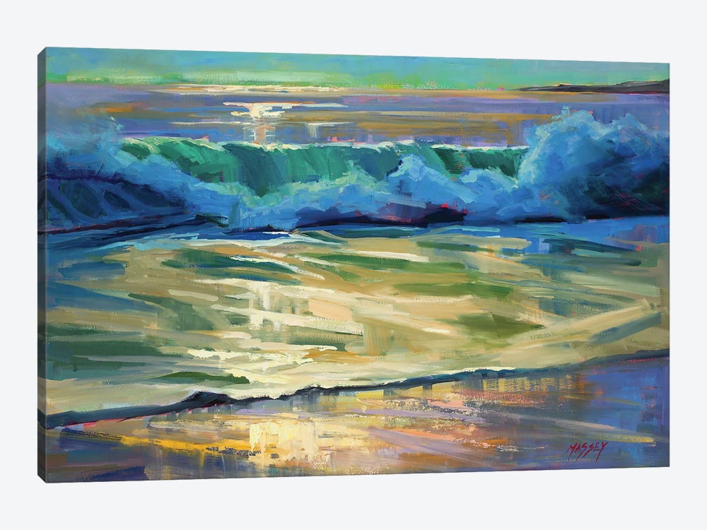 Carmel Sunset by Marie Massey 1-piece Canvas Art Print