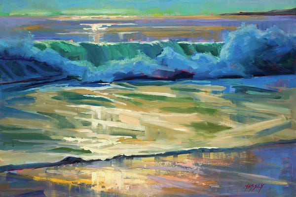 Contemporary Coastal: Carmel Sunset by Marie Massey