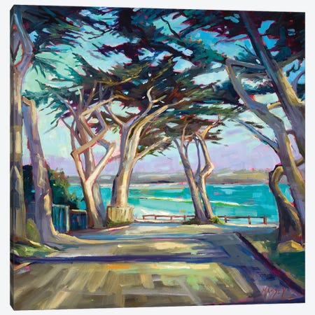 Summer In Carmel Canvas Print #RIM107} by Marie Massey Canvas Art Print