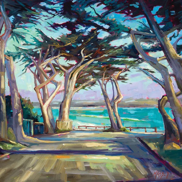 Contemporary Coastal: Summer In Carmel by Marie Massey