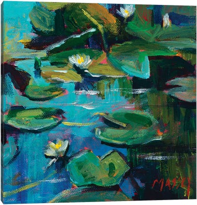 San Francisco Lily Canvas Art Print - Water Lilies Collection