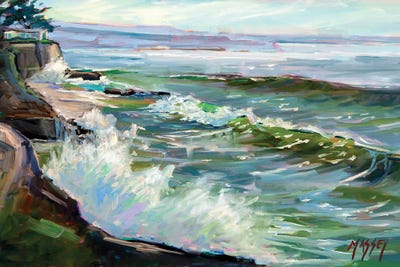 Winter Waves by Marie Massey canvas print