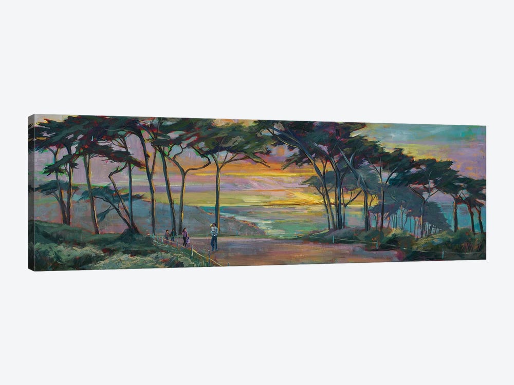 San Francisco Cypress by Marie Massey 1-piece Canvas Artwork