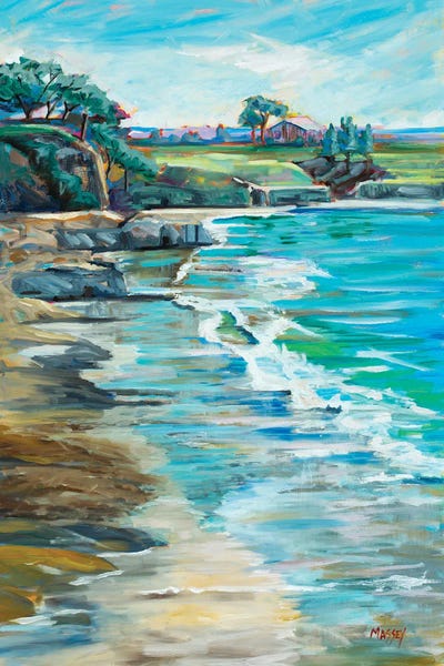 Pebble Beach Passtimes by Marie Massey acrylic art print