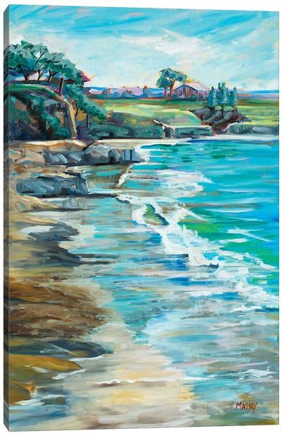 Pebble Beach Passtimes Canvas Art Print - Marie Massey