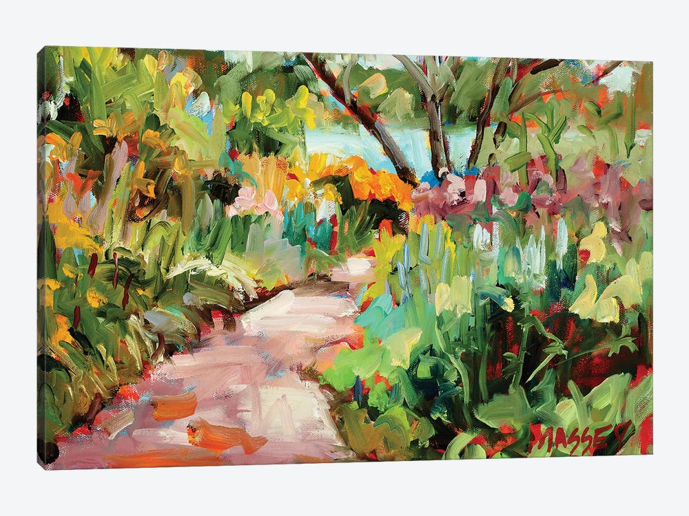 Garden Path by Marie Massey 1-piece Canvas Print