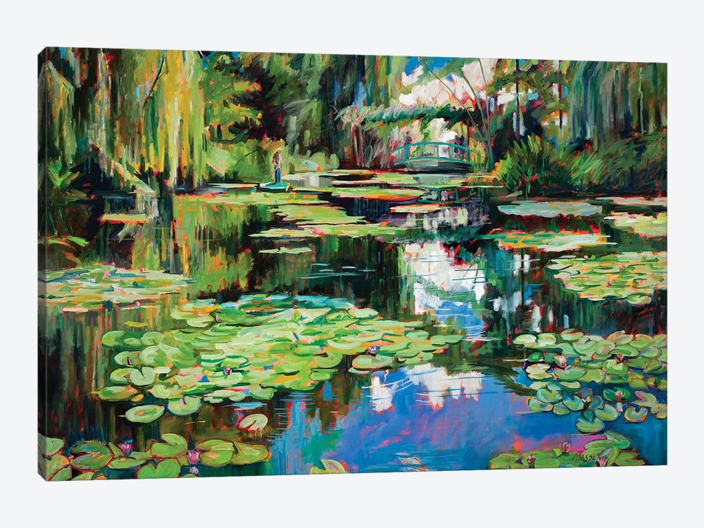 Homage To Monet by Marie Massey 1-piece Canvas Wall Art