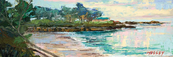 Large Coastal Art - Canvas Prints: Windswept Shore by Marie Massey