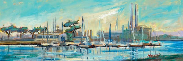 Marie Massey: Moss Landing Harbor by Marie Massey