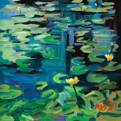 San Francisco Lotus by Marie Massey canvas print