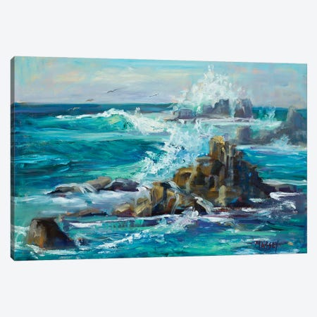 Ocean Spray Canvas Print #RIM4} by Marie Massey Canvas Art