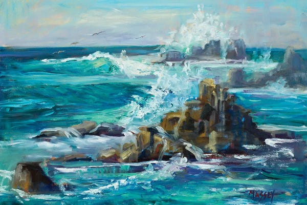 Rocky Beaches: Ocean Spray by Marie Massey