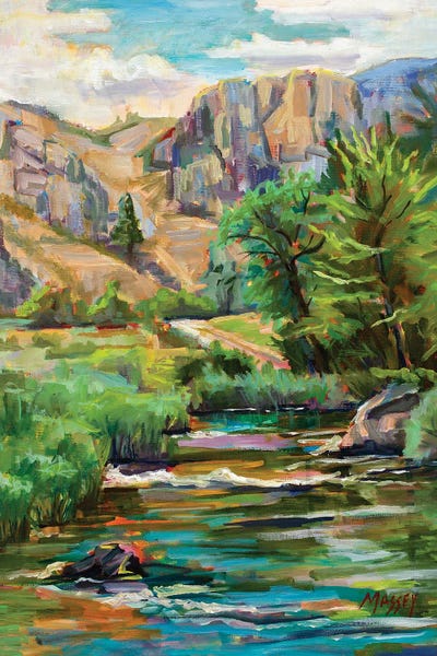 Cliffs: Swallowtail River Canyon by Marie Massey