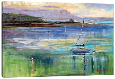 Safe Harbor At Stillwater Cove Canvas Art Print - Marie Massey