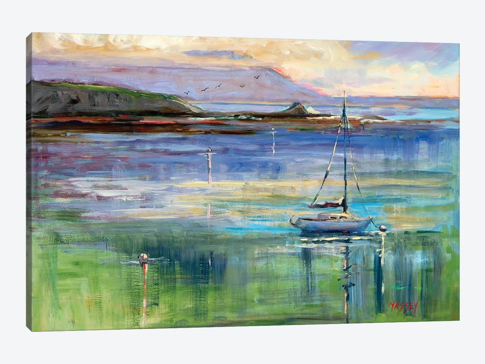 Safe Harbor At Stillwater Cove by Marie Massey 1-piece Canvas Artwork