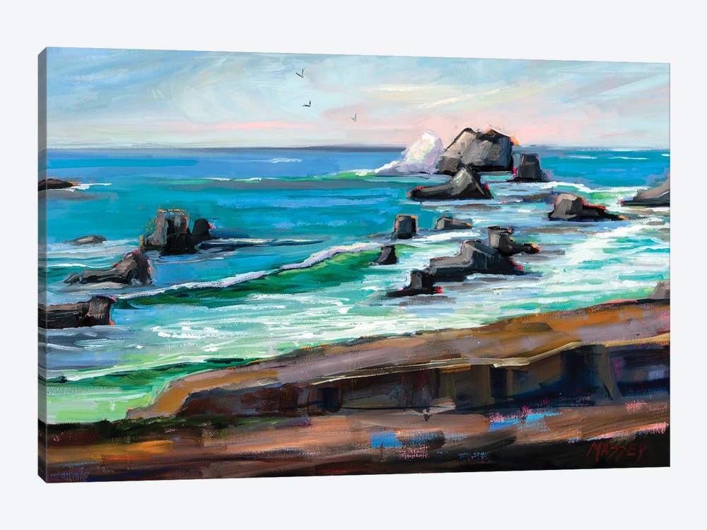 Wild Coast California by Marie Massey 1-piece Canvas Artwork