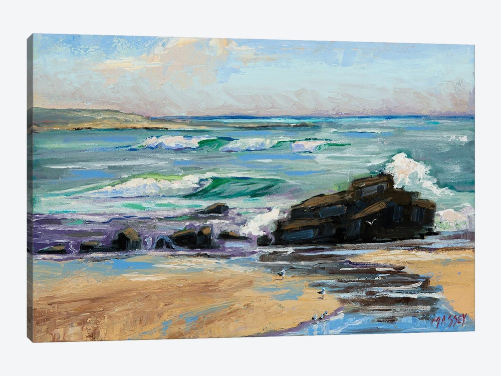 Whispers Of Summer, Plein Air by Marie Massey 1-piece Canvas Art Print