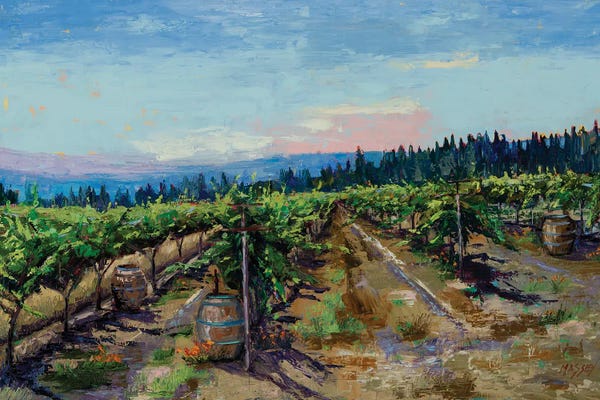 Marie Massey: Mountain Vineyard by Marie Massey
