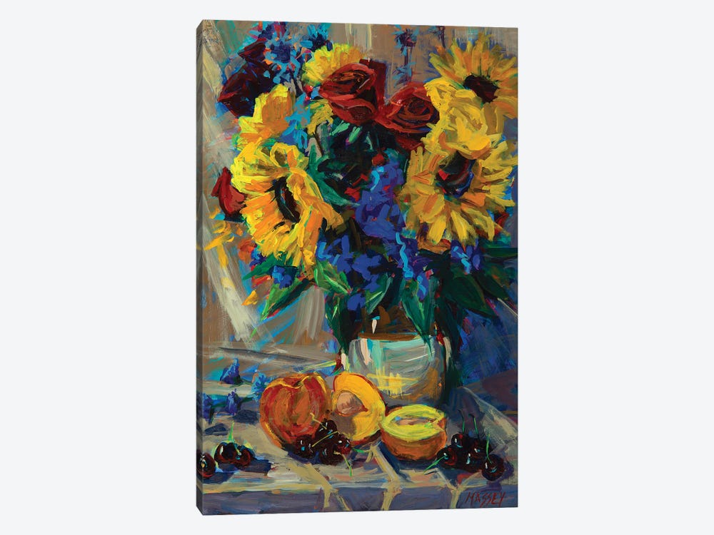 Summer Table by Marie Massey 1-piece Canvas Print