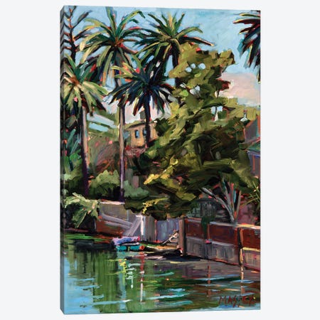 On The Lagoon Canvas Print #RIM85} by Marie Massey Art Print