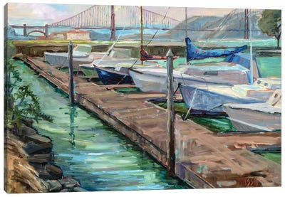Marina District Canvas Art Print - Marie Massey