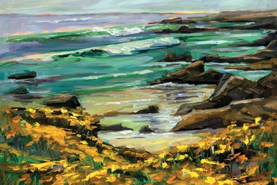 Pacific Summer by Marie Massey metal wall art