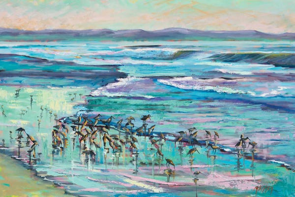 Plein Air Paintings: Pacific Twilight by Marie Massey