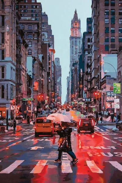 All Purples: Soho Rain by Marco Barberio