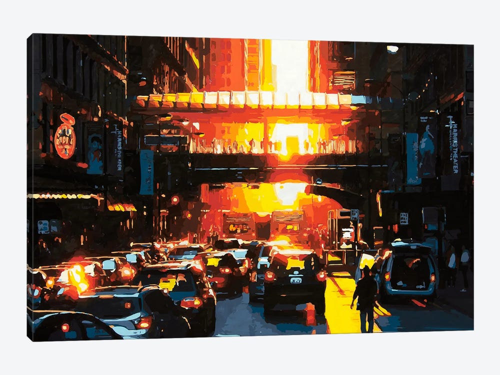 Chicagohenge by Marco Barberio 1-piece Canvas Art