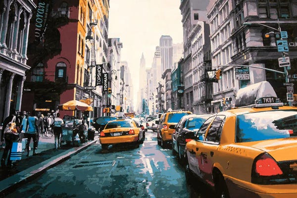Marco Barberio: New York City Cabs by Marco Barberio