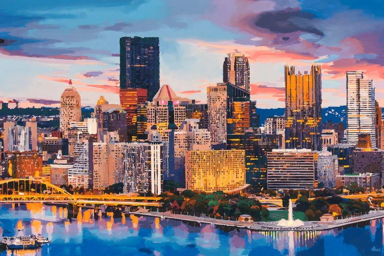 Pittsburgh by Marco Barberio wall art