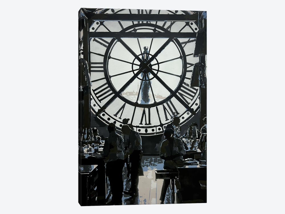 Paris Time by Marco Barberio 1-piece Canvas Wall Art