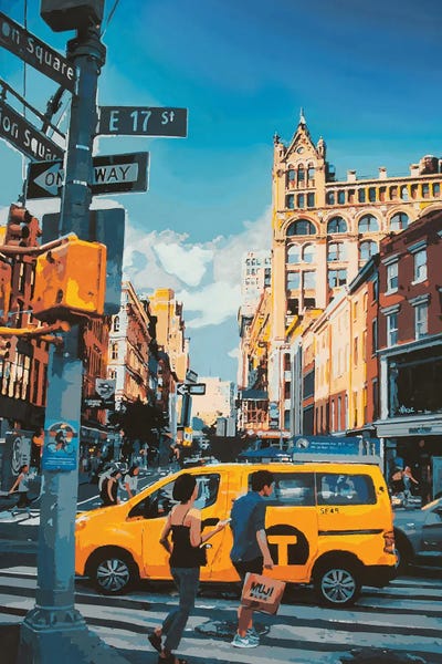 Marco Barberio: NYC Street Scene by Marco Barberio